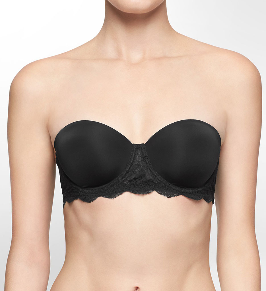 Calvin Klein Seductive Comfort Customized Strapless Push Up Bra Qf1437 Calvin Klein Bras 