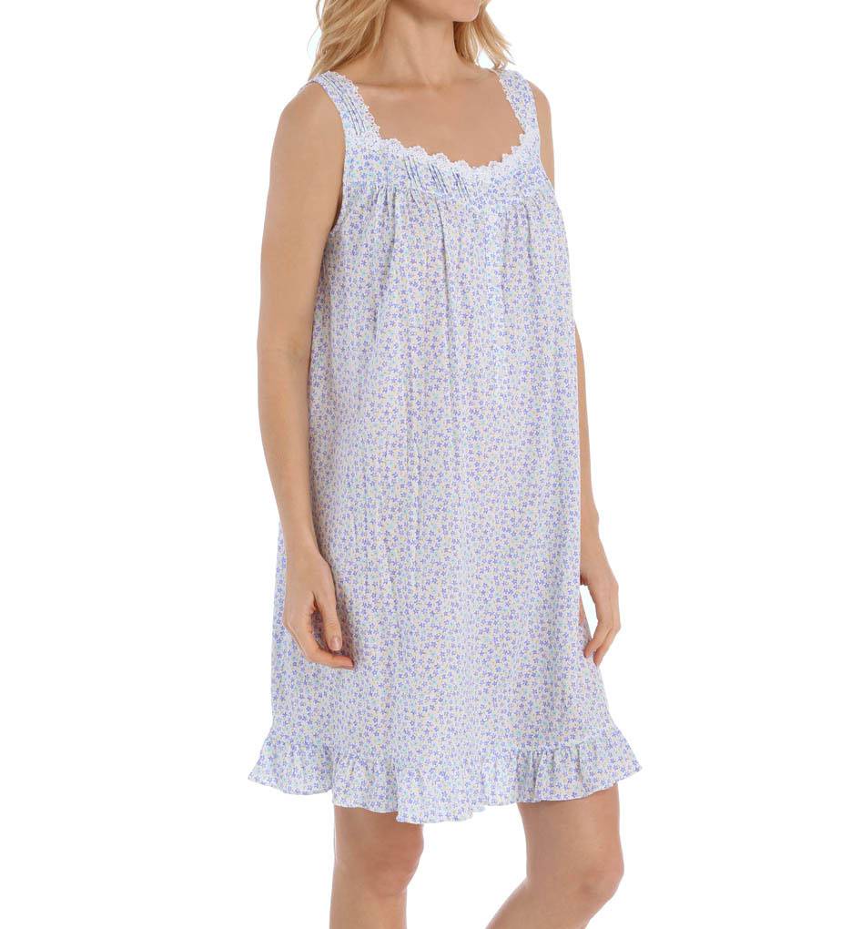 Eileen West Sheer Jersey Short Nightgown 5315919 - Eileen West Sleepwear