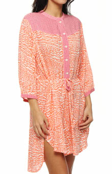 Kensie 2313577 Sidewalk Cafe Roll Sleepshirt