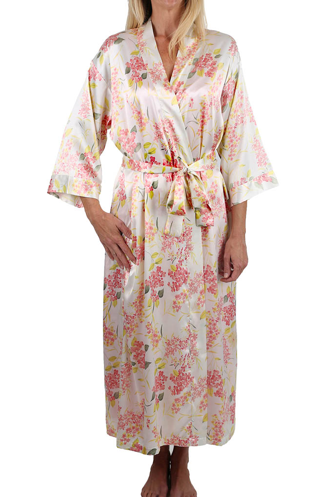 Mystique Intimates Hydrangea Long Kimono 78843 - Mystique Intimates ...