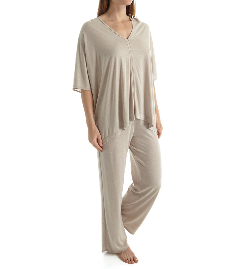 Natori Shangri-La Solid Tunic Pajama Set W76323 - Natori Sleepwear