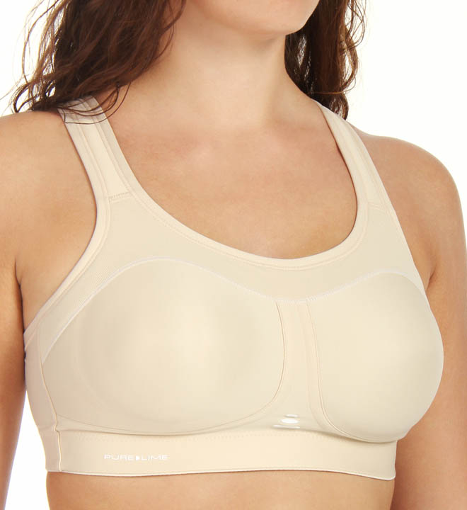 Pure Lime 0098 Compression Sports Bra