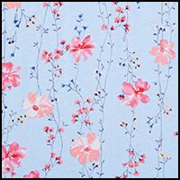 French Blue Floral