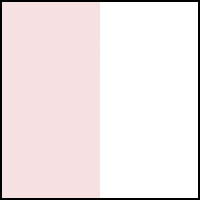 White/Bittersweet Pink