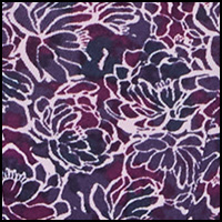 Batik Blossoms/Purple