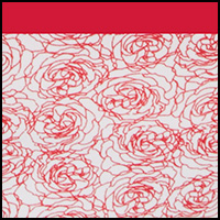 Rose Print/Crimson