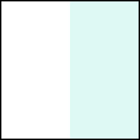 Bleached Aqua/White