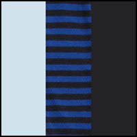 Stripe/Black/Blue