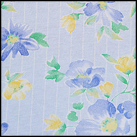Blue Floral/Gingham