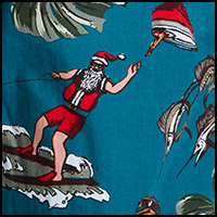 Water Skiing Santa